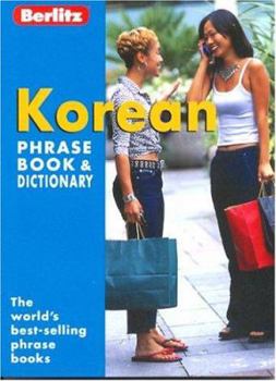 Paperback Berlitz Korean Phrase Book