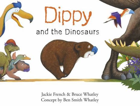 Hardcover Dippy and the Dinosaurs (Dippy the Diprotodon, #2) Book