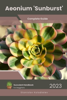 Paperback Aeonium 'Sunburst': Succulent Handbook: Complete Guide to Growing Succulent Plant Book