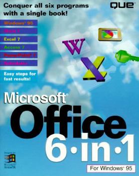 Hardcover Microsoft Office 6-In-1 F/Windows 95 Book