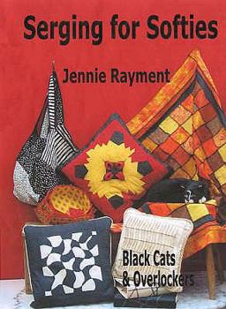 Paperback Serging for Softies: Black Cats and Overlockers Book