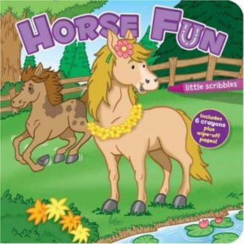 Board book Horse Fun [With Wipe-Off Pages and 6 Crayons] Book