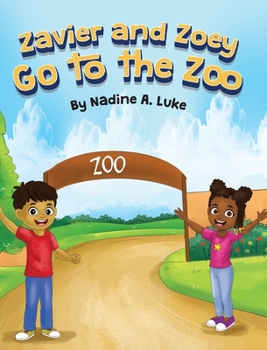 Hardcover Zavier and Zoey Go to the Zoo Book