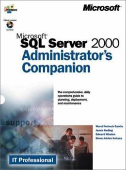 Paperback Microsoft SQL Server(tm) 2000 Administrator's Companion [With CDROM] Book