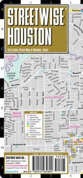 Map Streetwise Houston Map - Laminated City Street Map of Houston, Texas: Folding Pocket Size Travel Map Book