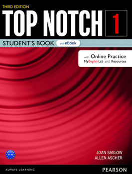 Paperback Top Notch Level 1 Student's Book & eBook with with Online Practice, Digital Resources & App Book