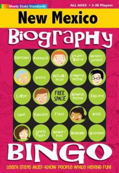Hardcover New Mexico Biography Bingo Book
