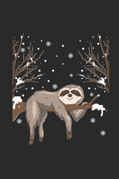 Paperback Christmas Animal - Sloth: Blank Lined Notebook - Journal for Christmas Gift Idea And New Year Gift Idea Book