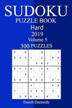 Paperback 300 Hard Sudoku Puzzle Book 2019 Book