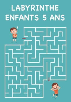 Paperback Labyrinthe Enfants 5 Ans: 50 puzzles labyrinthiques passionnants et variés [French] Book