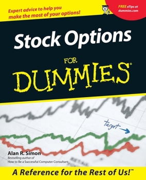 Paperback Stock Options For Dummies Book