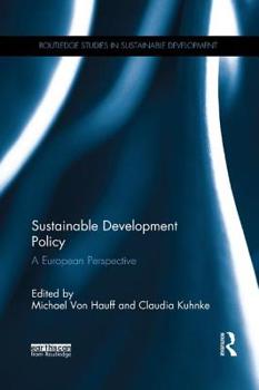 Paperback Sustainable Development Policy: A European Perspective Book