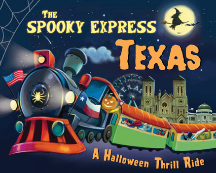 Hardcover The Spooky Express Texas Book