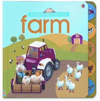 Farm (Look and Say Board Books) - Book  of the Usborne Look and Say