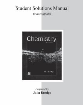 Paperback Student Solutions Manual for Chemistry Book