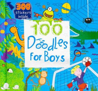 Spiral-bound 100 Doodles for Boys Book
