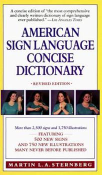Paperback American Sign Language Concise Dictionary: Revised Edition Book