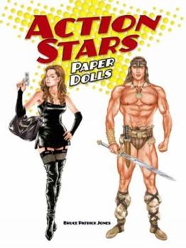 Paperback Action Stars Paper Dolls Book