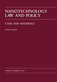 Hardcover Nanotechnology Law and Policy Book