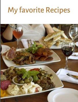 Paperback My Favorite Recipes Book