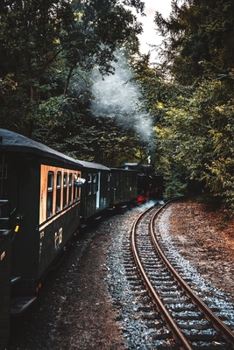 Paperback Train on the Tracks Journal: 150 Page Lined Notebook/Diary Book