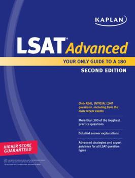 Paperback Kaplan LSAT Advanced Book