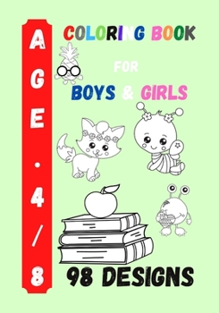 Paperback Coloring Book for Boys and Girls: Kids Coloring Activity Book