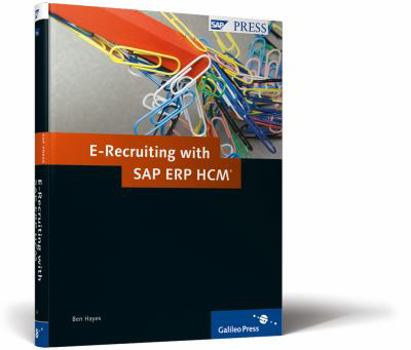 Hardcover E-Recruiting with SAP Erp Hcm Book