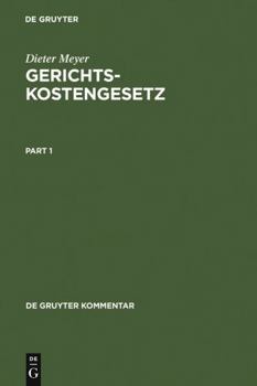 Hardcover Gerichtskostengesetz: Kommentar (De Gruyter Kommentar) (German Edition) [German] Book