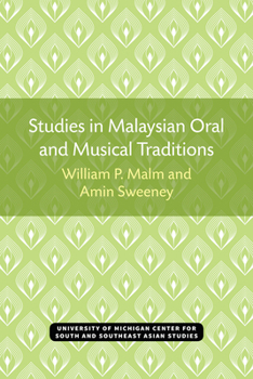 Paperback Studies in Malaysian Oral and Musical Traditions Book