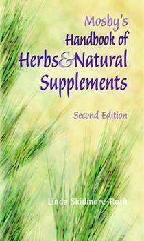Paperback Mosby's Handbook of Herbs & Natural Supplements Book