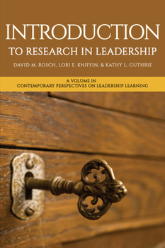 Paperback Introduction to Research in Leadership Book