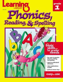 Paperback Learning Library Phonics, Reading & Spelling Grade 1 Book