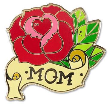 Misc. Enamel Pin Mom Book
