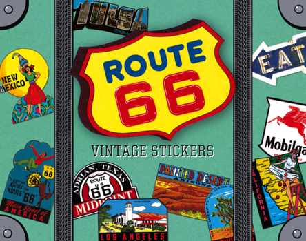 Paperback Route 66 Luggage Labels Book