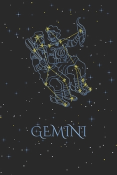 Daily Planner - Zodiac Sign Gemini: Horoscope Appointment Book, Astrology weekly calendar, undated, 120 Pages, 6" x 9" Organizer