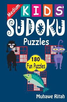 Paperback Medium Kids' Sudoku Puzzles Book