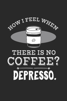 Paperback Notebook: Coffee Pun Caffeine Motivation Gifts 120 Pages, 6X9 Inches, Dot Grid Book