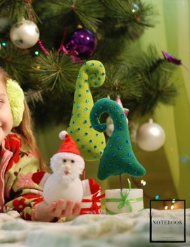 Christmas Time Sketchbook Blank Notebook Drawing Pad: Unlined Ruled Pages Book (8.5 x 11 inches A4) - 100 Pages Journal II Planning, Drawing, Sketching, Writing (happy holidays)