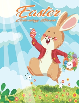 Paperback Easter Coloring Book: easter coloring book for kids ages 4-8 - easter gift for kids - Easter Gift for children Activity Book