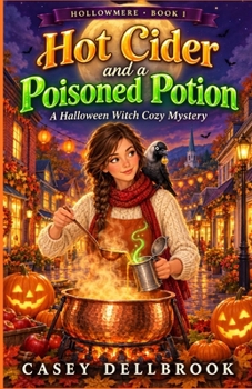 Paperback Hot Cider and a Poisoned Potion: A Halloween Witch Cozy Mystery Book