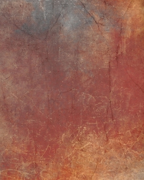 Paperback Distressed Sangria Composition Notebook - Large Ruled Notebook - 8x10 Lined Notebook (Softcover Journal / Notebook / Diary) Book