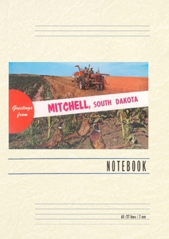 Vintage Lined Notebook Greetings from Mitchell