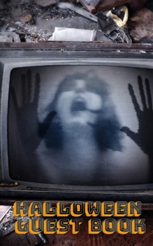 Paperback Halloween Themed scary Guest Book: Halloween Themed scary Guest Book