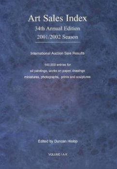 Hardcover The Art Sales Index 2001-2002 (2 Vol. Set) Book