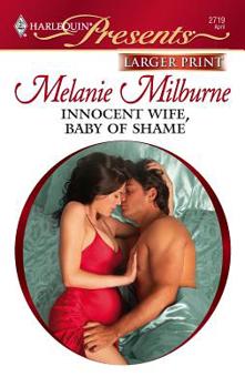 Mass Market Paperback Innocent Wife, Baby of Shame [Large Print] Book