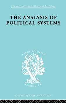 Paperback The Analysis of Political Systems Book