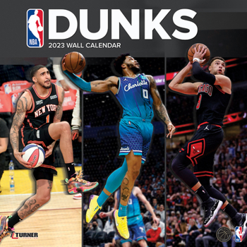 Unknown Binding NBA Dunks 2023 12x12 Wall Calendar Book