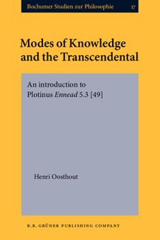 Hardcover Modes of Knowledge and the Transcendental (Bochumer Studien zur Philosophie) Book