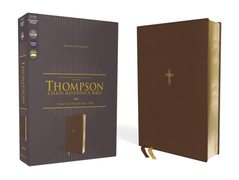 Imitation Leather Nasb, Thompson Chain-Reference Bible, Leathersoft, Brown, 1995 Text, Red Letter, Comfort Print Book